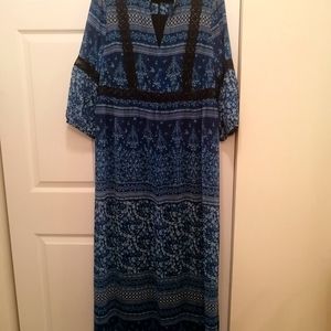 Karl Lagerfeld Maxi chiffon dress